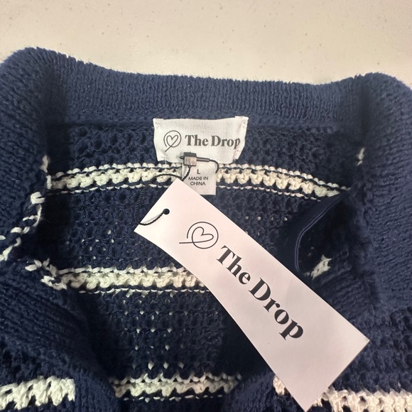 The Drop Women’s Adalyn Tape Yarn Split Neck Maxi Dress. Sz L. - Picture 4 of 6